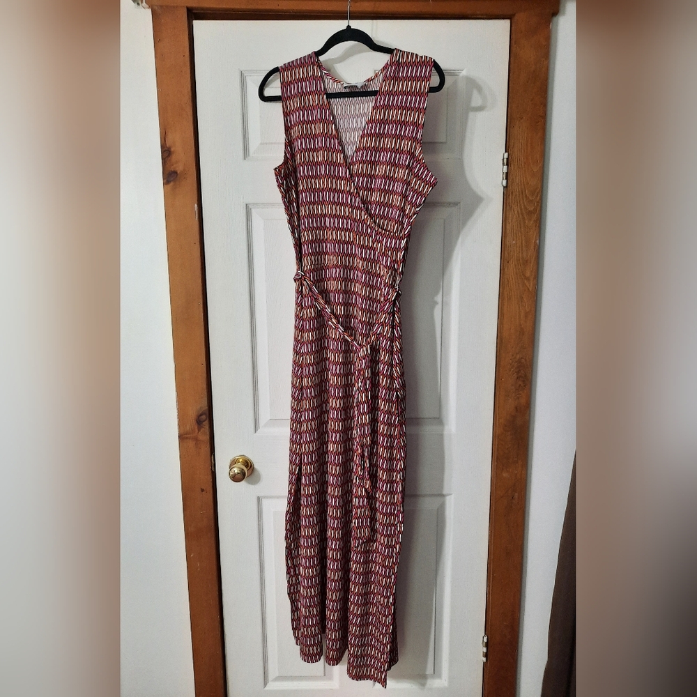 Leota Plus Size Print Maxi Dress NWOT